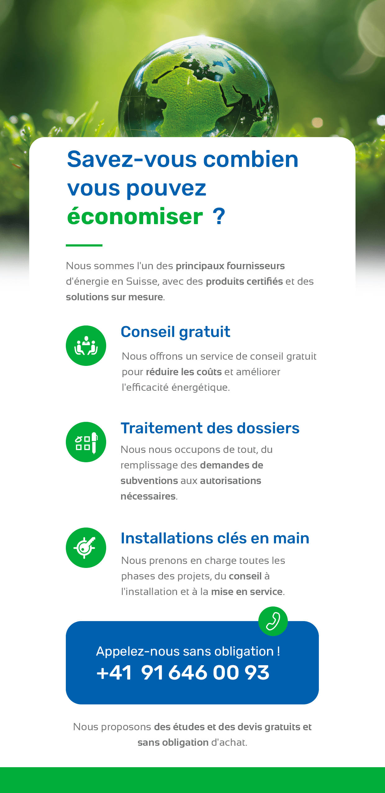 Installations photovoltaïques dans le Canton de Valais